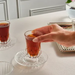 Karaca RCR Adagio Teetassen-Set, 12-teilig, für 6 Personen Sale