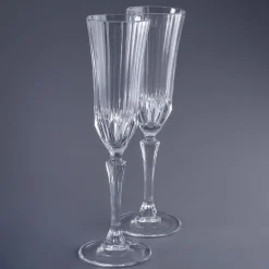 Karaca RCR Adagio 6-teiliges Flöten-Glas-Set 180 ml Klar Best