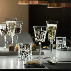 Karaca RCR Etna 6-teiliges Champagnerflöten-Set für 6 Personen, 180 ml, Transparent Outlet