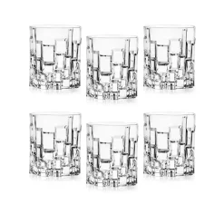 Karaca RCR Etna Wasserglas Set, 6 Teilig, 330 ml Klar Discount
