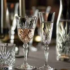 Karaca RCR Melodia Kristall-Glas-Set, 6 Stück, 270 ml Klar New
