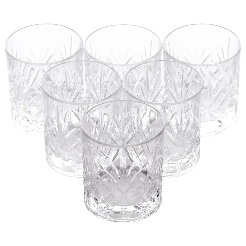 Karaca Rcr Melodia Schnapsglas 80 ml, 6 Teilig Weıß01