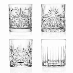 Karaca RCR Mixology Gläser-Set, 4 Teilig Klar Clearance