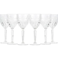 Karaca Rcr Oasis Große Kelche, 6 teilig, 290 ml Glas Best