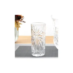Karaca Rcr Oasis Soft Drink Glas, 6 teilig, 360 ml Weıß01 New