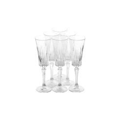 Karaca Rcr Timeless 6 Stück Champagnerglasset 210 ml Weıß01 Sale