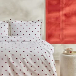 Karaca Sarah Anderson Amour Doppeltes Bettbezugs-Set Weıß01 Outlet