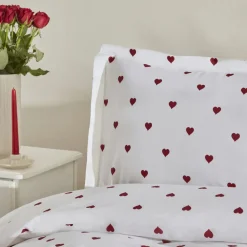 Karaca Sarah Anderson Amour Doppeltes Bettbezugs-Set Weıß01 Outlet
