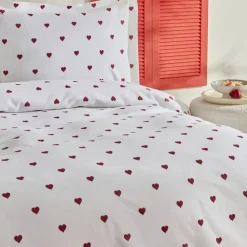 Karaca Sarah Anderson Amour Doppeltes Bettbezugs-Set Weıß01 Outlet