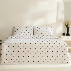 Karaca Sarah Anderson Amour Doppel Bettwäscheset Schwarz 200x220 Cm Siyah Hot