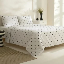 Karaca Sarah Anderson Amour Doppel Bettwäscheset Schwarz 200x220 Cm Siyah Hot