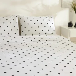 Karaca Sarah Anderson Amour Doppel Bettwäscheset Schwarz 200x220 Cm Siyah Hot