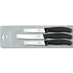 Karaca Victorinox Gemüsemesser Set Swiss Classic 3 Teilig Schwarz01 Hot
