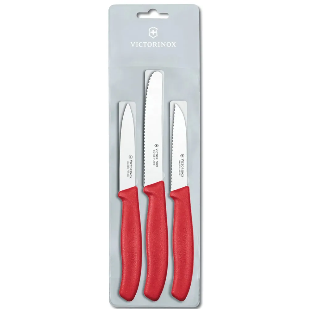 Karaca Victorinox Paring Knife Set Swiss Classic Rot02