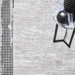 Karaca Viskose Premium Gänsefuß Muster Teppich 160x230cm Outlet